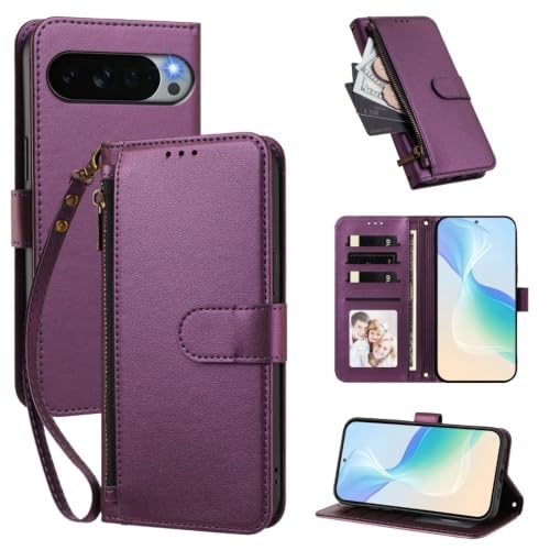 Coque Pixel 9 Pro 5G avec fermeture éclair pour ne plus perdre vos cartes
