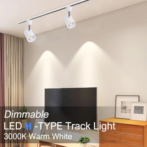 Lamadri LED TRACK LIGHTING 12W Led Track Light Heads,Dimmable H Type Track Lighting Heads 3000K Warm White thumb #1