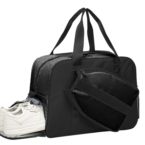 Bolsa De Pickleball Para Mujer | Bolsa De Deporte Versátil Para Hombres y Mujeres Con Compartimento Zapatos | Bolsa De Transporte Para Pagales Raquetas De Tirantes Desmontables Para Deporte Gimnasio