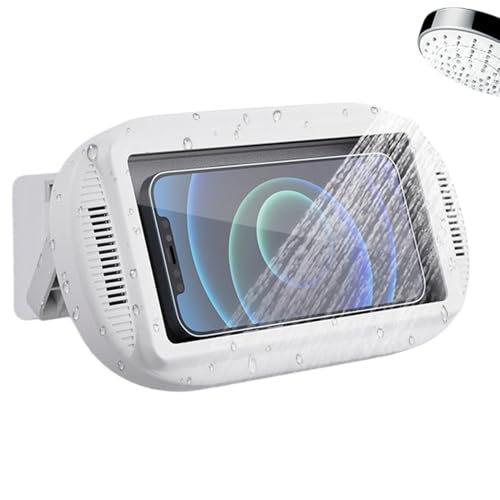 Support téléphone douche mural pour ne plus risquer de faire tomber son portable