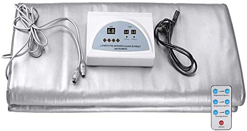 Anbt Oxford Infrared Sauna Blanket with Zipper,Far-Infrared (FIR) Steam Blanket Therapeutic Sauna for Weight Loss Detox Relaxation Home Spa with Remote Control