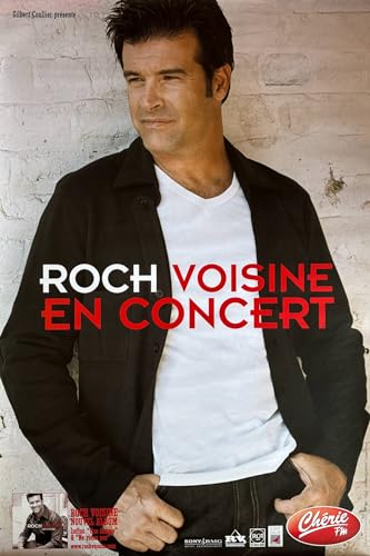 Affiche Roch Voisine 80X120Cm poster géant imprimé pour décoration murale