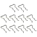 Imagen de ZMdooreasy Recambio de 10 clips de acero inoxidable para inyectores diésel para sistemas Bosch