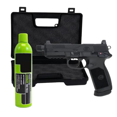 UMBRELLA ENTERPRISE Pistola softair FNX-45 Tactical scarrellante a gas | Calibro 6 | 25 Colpi