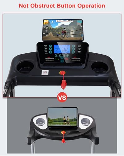 Image of HUAGEED 15% Auto Incline Treadmills for Home, 10 MPH Speed, 3.0 HP Foldable Treadmill, 18 inch Wider Belt, 36 Programs, Running Treadmills for Home with Bluetooth APP