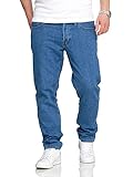 JACK & JONES Infinity Herren Jeans Mike ARIS Tapered Fit Denim (Light Blue Denim, 33W / 30L)