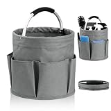 Shyllin Organizer Borsa, Porta Detersivi, Borsa Impermeabile, Cestino per la Pulizia, per la Casa, per Secchi per la Pulizia, Accessori da Giardinaggio (Grigio)