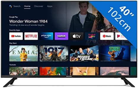 Sharp Aquos 40FG2EA - 40 Inch Full HD Android TV, Frameless