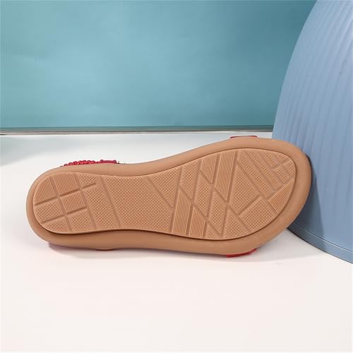 Toddler Girls Sandals Sparkly Rhinestone Girl Shoes Soft Rubber Princess Summer Wedding Party for Little Kid/Big Kid2