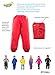 Splashy Rain Pants (4, Red)