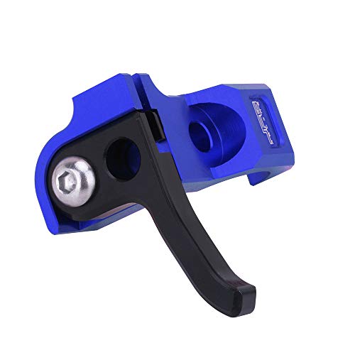 Abrazadera de barra con palanca giratoria AnXin mecanizada para motos XR KDX KLX DRZ azul 4