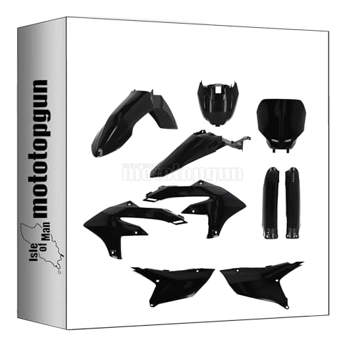 Plastiques moto Acerbis noir pour relooker votre Yamaha YZ 450 F