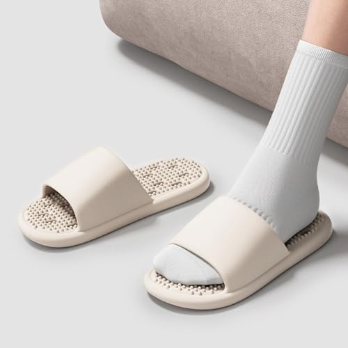 Shower Shoes with Drain Holes Slippers for Women and Men, House Slipper Quick Drying Slides Bathroom Beach Sandals Lightweight Non-Slip2