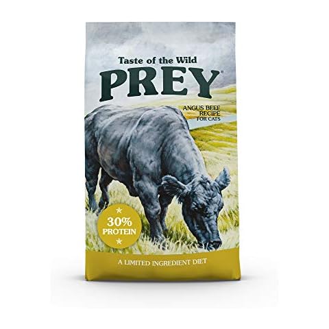 Taste of the Wild Prey Real Meat High Protein Angus Beef Limited Ingredient Dry Cat Food 15lb Cover