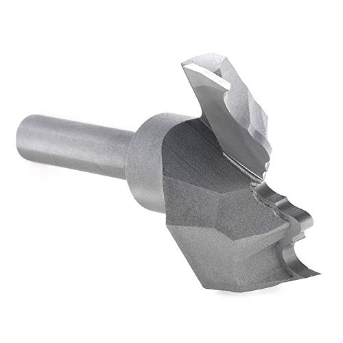 Amana Tool DP-300 Fresa A Rosetta In Carburo, Diametro 1-25/32 Poll. (45mm), Altezza Taglio 19/64 Poll. (7.5mm), Gambo 3/8 Poll. (9.5mm), Per Legno