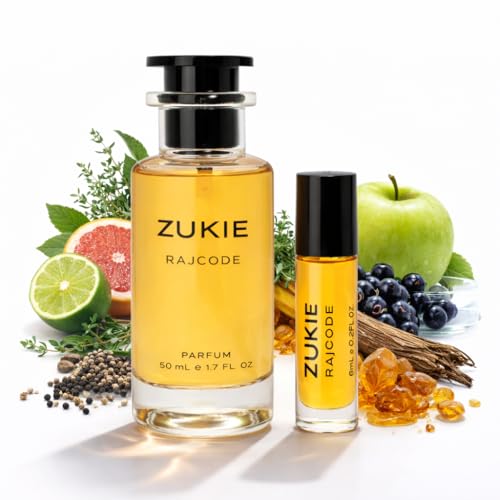 Image of Zukie RAJCODE Perfume for Men with Attar Roll-On (Combo Offer) | Fresh, Spicy & Ambery Parfum | Long-Lasting Luxury Night Fragrance for Weddings, Parties & Special Occasions