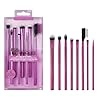 Real Techniques 8 Piece Everyday Eye Essentials Makeup Brush Set, Eye Brushes for Eye Liner, Eyeshadow, Brows, Lashes, Travel Friendly, Gift Set, Synthetic Bristles, Cruelty-Free & Vegan