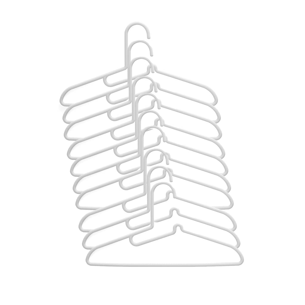 TXGJWRA Space Saving Coat Hangers Strong Plastic Clothes Hangers Durable Hanger for Clothes Space Saving Non-Slip Hanger 10 Pack Hangers Coat,B