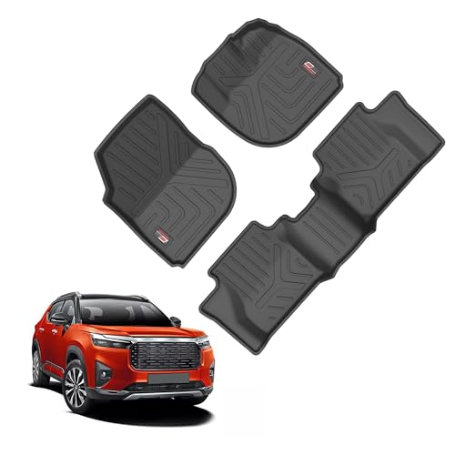 Image of GFX Tpv Car Floor Mats (After-Market) Premium Life Long Foot Mats Compatible with Elevate (2023) Onwards, Automatic (Black)