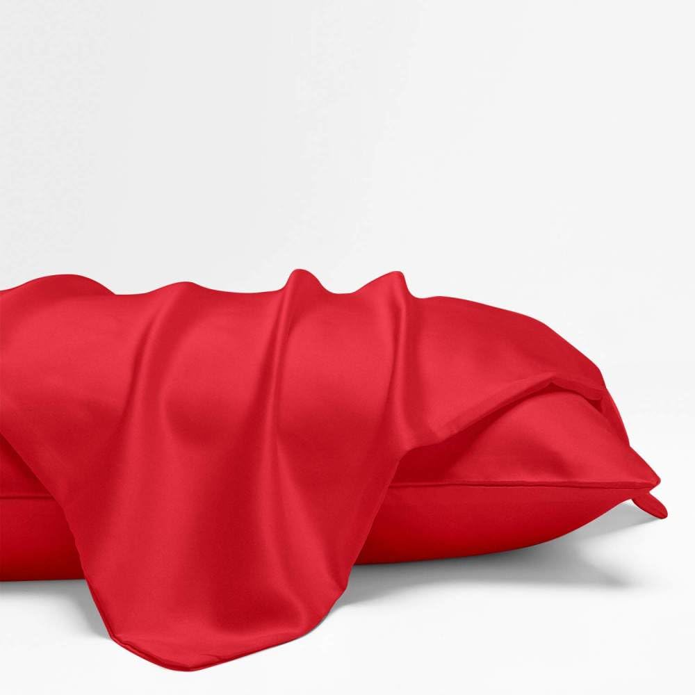 2 Federe In Seta Morbida E Raso 50x75cm Per Capelli E Pelle - Antirughe E Ipoallergeniche - Set Di 2 In Rosa - Per Un Sonno Di Bellezza - 5