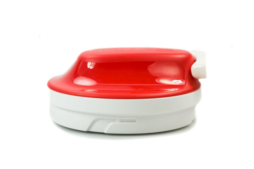 TupperwareRed Round Plastic Lid, Snap Closure, Kitchen Storage Lid, Suitable for Sonic Turbo Chef and Multi-Chef Speedy Boy P 20875