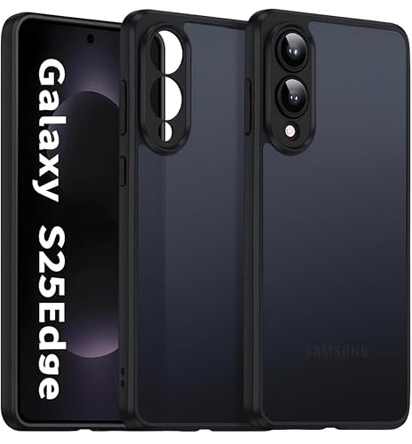 Image of Case Cover for Samsung Galaxy S25 Edge 5G (2025) (Translucent Black)