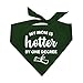 My Mom is Hotter by One Degree Graduation Class of 2023 Dog Bandana (667 Dark Green, One Size)