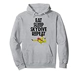 Photo Gallery maglietta eat sleep skydive repeat, idea regalo divertente felpa con cappuccio Photo Gallery maglietta eat sleep skydive repeat, idea regalo divertente felpa con cappuccio