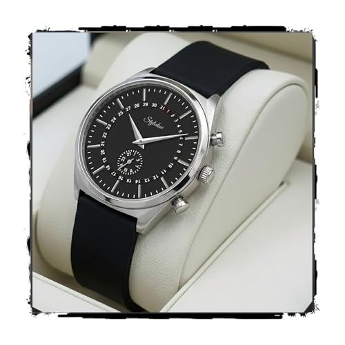 Image of styledose Men's Watch Analog Quartz with Chronograph & Silicone Strap -Casual & Formal Wrist Watch for Men