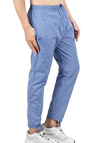 Image of Men's Cotton Checkered Pajama,