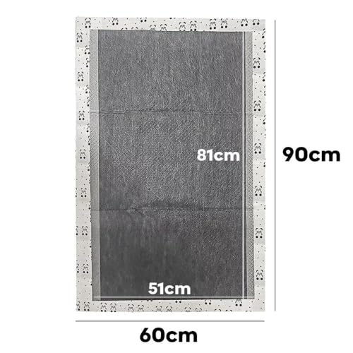Tapete Higiênico Para Cachorro Gato Pet Econopad 90x60cm Pct 30Un Carvão Bambu Ativado Tapetinho Pre