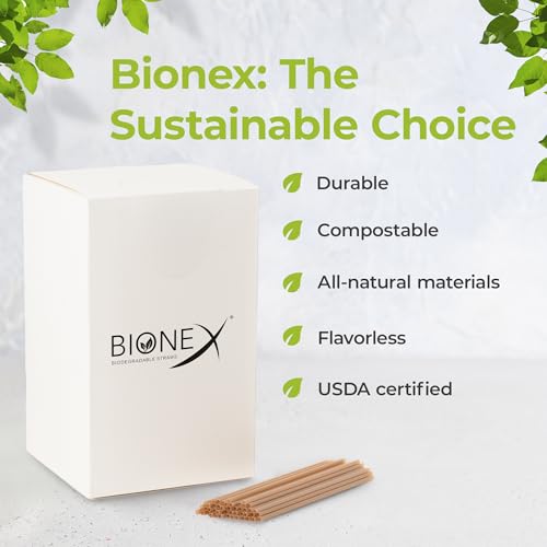 Pitillos desechables biodegradables de 6 pulgadas en pack de 500 miniatura 6