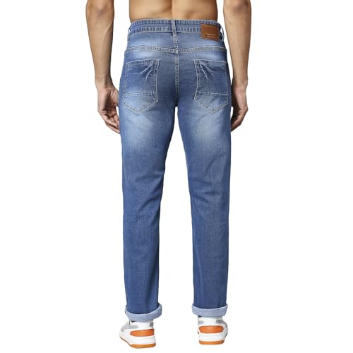 Image of Thomas Scott Men's Regular Fit Mid Rise Mid-Rise Stretchable Jeans
