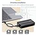 StarTech.com USB4 M.2 NVMe Enclosure, 40Gbps, External USB-C/Thunderbolt NVMe SSD Enclosure, Aluminum Heatsink Case, B+M/M-Key