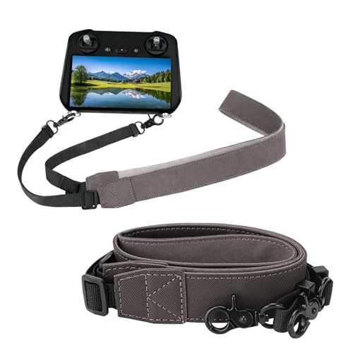 Kioylmo Correa Ajustable de PU para control DJI RC, Correa para el Cuello para Mando a Distancia, Smart Controller Lanyard con Hebilla para DJI Mini 3 Pro Mavic 3 Mini 2 Air 2 Mavic 2 DJI RC/RC Pro