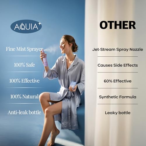 Image of Aquia Hypochlorous Acid Spray for Face and Skin; Facial Cleanser | 8oz Face Mist Hypochlorous Acid Spray for Skin, Acne, Rash, Eczema, Wound | Antimicrobial Facial Cleanser Acne Sprays; Purple 8oz