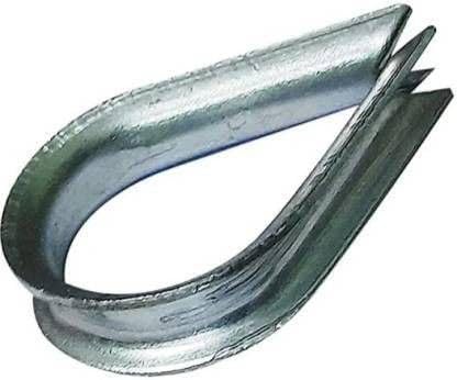 Gym Machine Wire Cable Rope-Thimble(Eye Lock) Size: 4.5/3 cm, 10 mm Set Weight Lifting Bar ()-image-45
