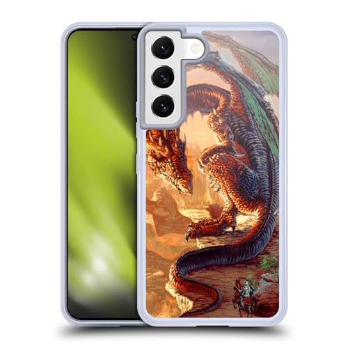 Funda para Samsung Galaxy S22 5G de Gel Estilo Fantasía Dragones Diario