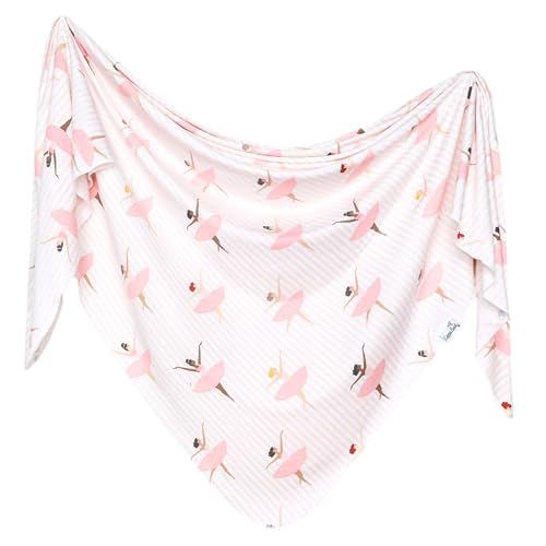 Image of Copper Pearl Swaddle Blankets for Newborns | Soft Stretchy Receiving Blankets for Boys and Girls | Large 46 x 46 Inch Baby Blankets | Lightweight and Breathable Swaddles | Katerina