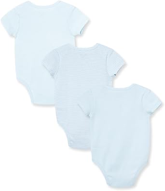 Little Me Clothes for Baby 3-Pack 100% Cotton Scratch Free Tag Bodysuits
