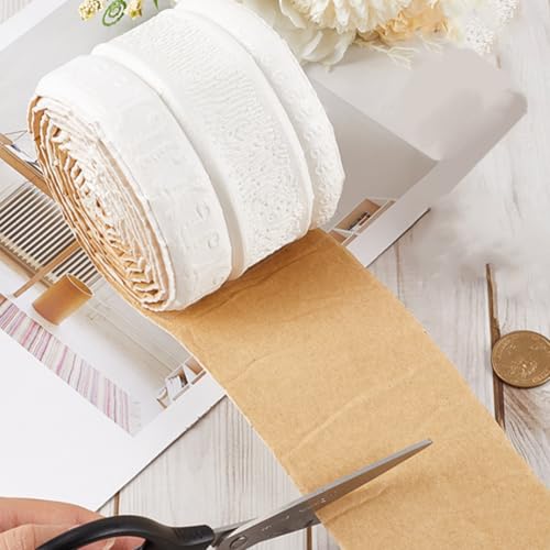 Image of GORGECRAFT 90.55x3.11 Inch Self Adhesive Flexible Foam Molding Trim 3D Wall Edging Lines Trim Peel Stick Wallpaper Border Decorative for Home Hotel Mirror Wall Ceiling Countertops (Floral White)