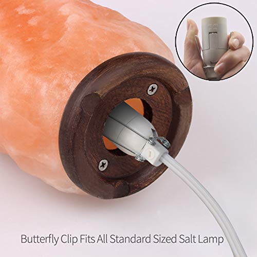 Salt Lamp Cord With Dimmer Control, Betus [Original Replacement] Power Cord With Dim Switch & Clip For All Himalayan Crystal Salt Lamps - Ul Listed 6 Feet Long 110V Us Standard #TOP3