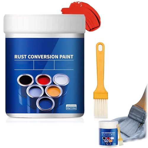 Generisch Rostumwandler Metallfarbe, Rot, 500g