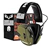 PROHEAR Electronic Ear Protection for Shooting with 4X Sound Amplification, Gun Range Hearing Protection Muffs, NRR 23dB Noise Reduction Headphones for Hunting, Green