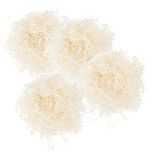 Papier déchiqueté blanc pour emballage de Noël et paniers garnis