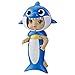 Baby Alive, Baby Shark Brown Hair Doll, with Tail & Hood, Inspired by Hit Song & Dance, Waterplay Toy for Kids Ages 3 Years Old & Up (Amazon Exclusive)