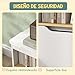 Imagen de AIYAPLAY Estantería para Juguetes Infantil Librería Infantil con 2 Cajones y Compartimento para Salón Dormitorio Sala de Juegos 80x30x45 cm Blanco