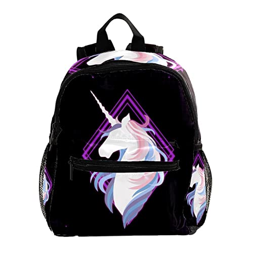 Sac à dos enfant licorne violet 30,5 cm - Sac à bandoulière pour garçons et filles