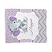 Anneunique Personalized Purple Elephant Baby Blanket with Name Custom Baby Nursery Throw Fleece Blankets for Boys and Girls Birthday Tapestry 30 X 40inch (DC04067132172227834)
