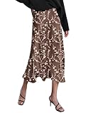 Note:Please check the SIZE CHART below before you ordering.Wearing effect is a MAXI or a MIDI,depends on your height and the size you purchase. Material:The party satin midi skirt is made of skin-friendly,breathable and lightweight satin fabric,mediu...
